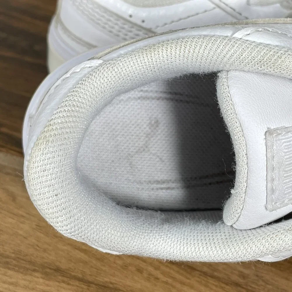 Puma Cali Star Toddler Boys Size 9C Shoes White Faux Leather Slip On Sneakers